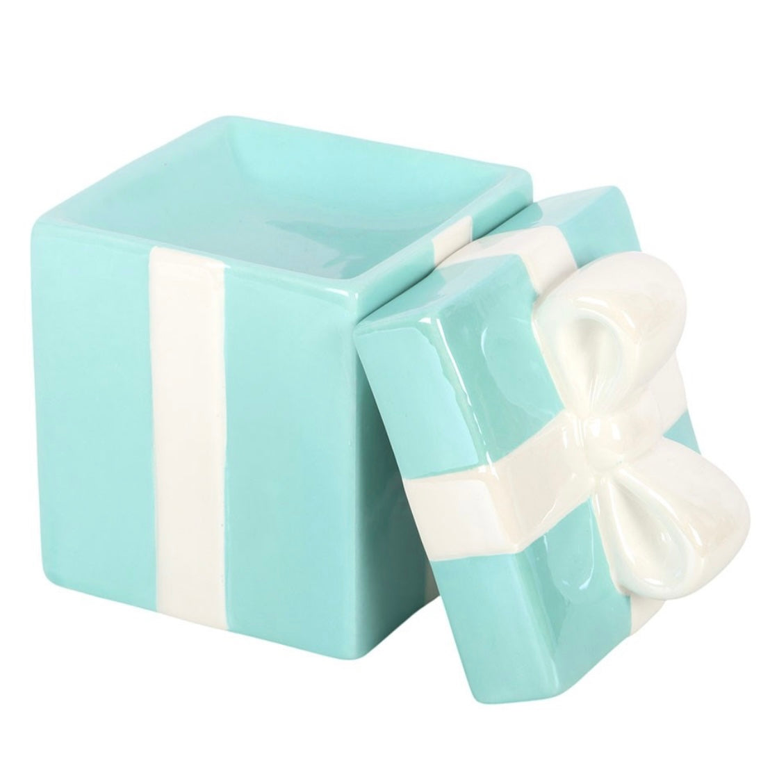 Blue Christmas Present Wax Warmer