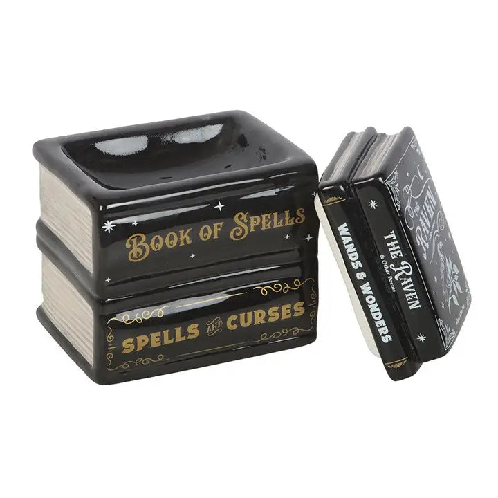 Book of Spells Gothic Halloween Wax Warmer