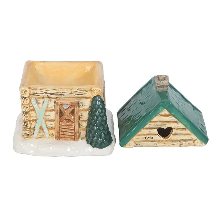 Winter Cabin Ski Chalet Wax Warmer