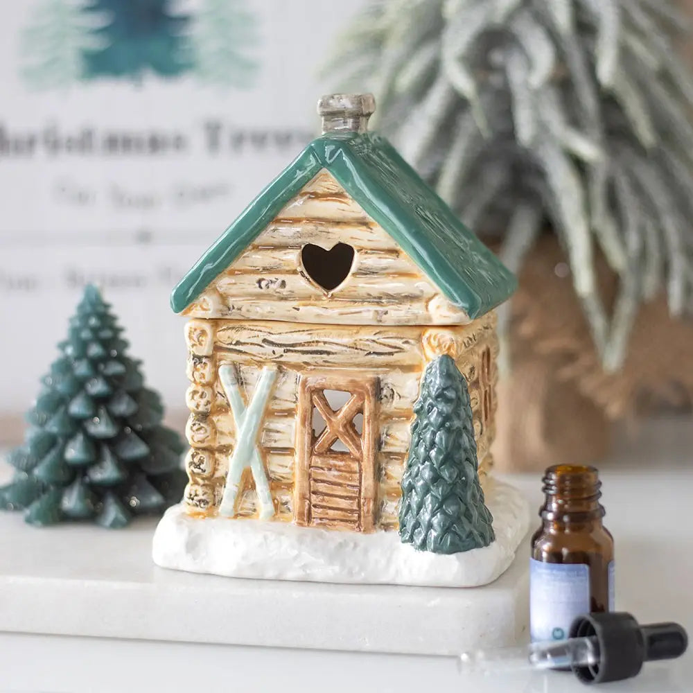 Winter Cabin Ski Chalet Wax Warmer