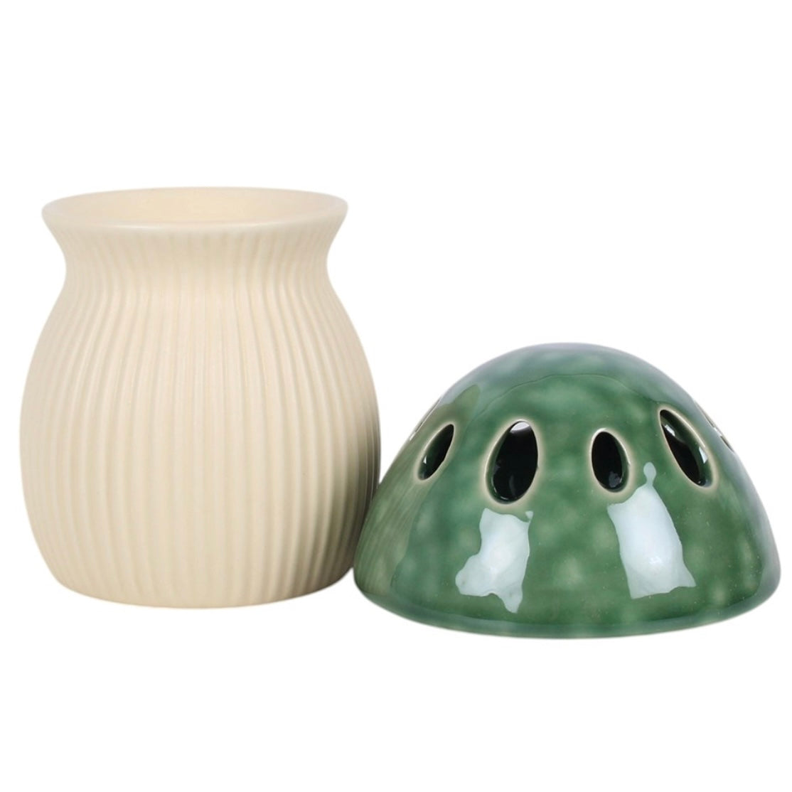 Green Mushroom Wax Warmer