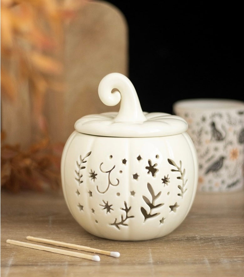 Cream Folk Pumpkin Wax Warmer