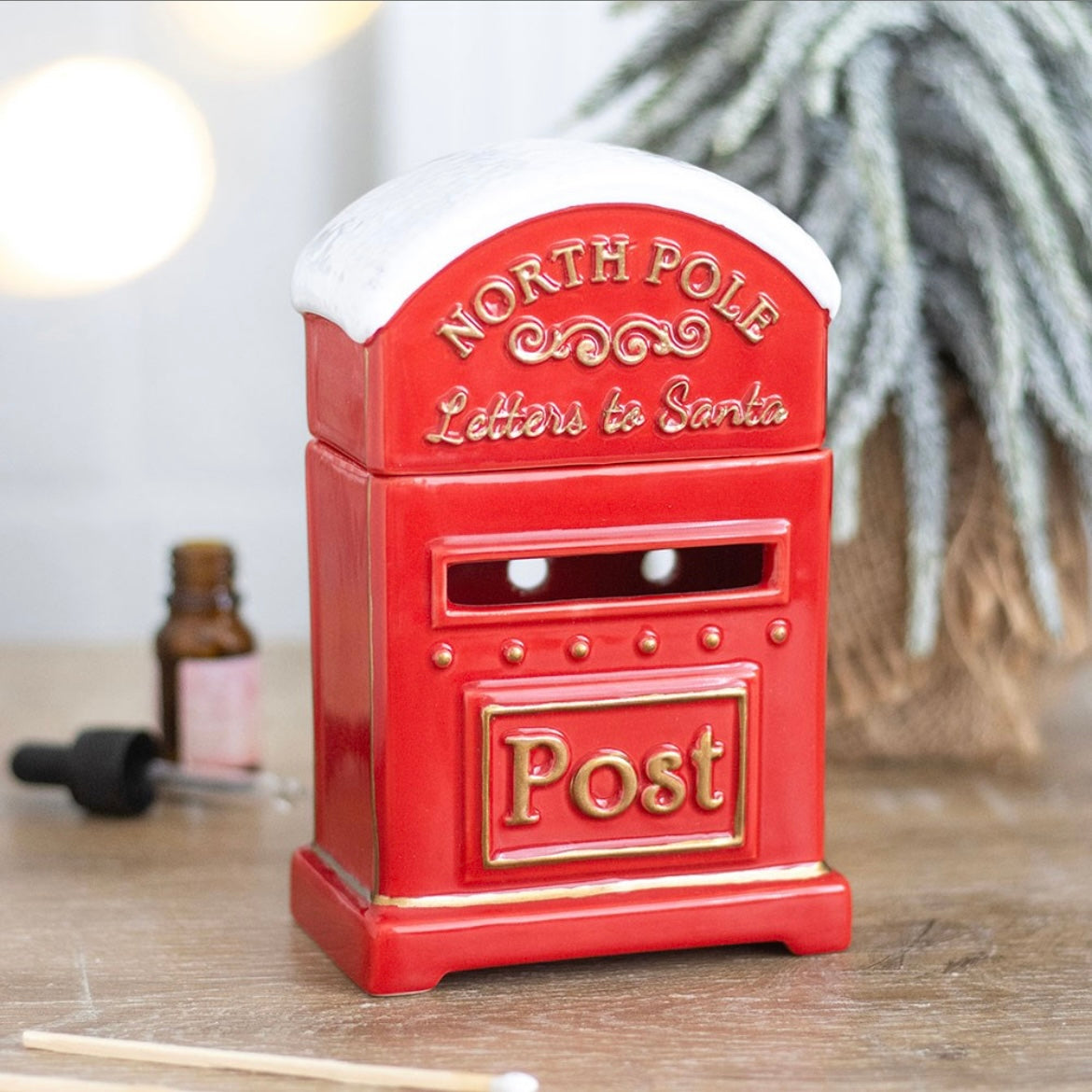Letters to Santa Christmas Post Box Wax Warmer