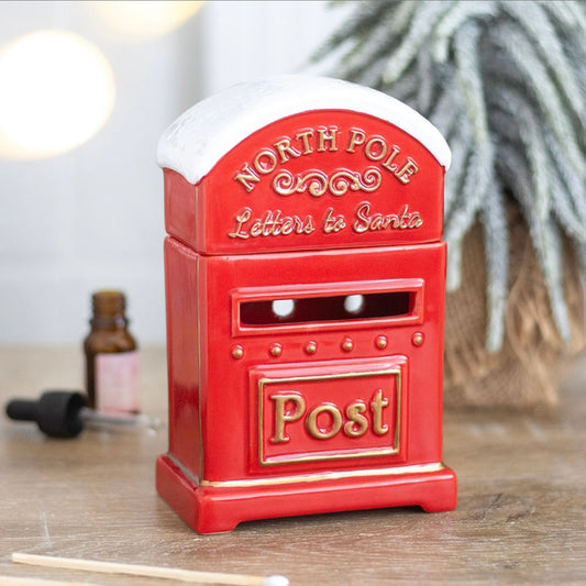 Letters to Santa Christmas Post Box Wax Warmer
