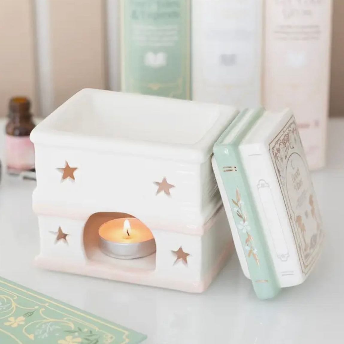 Book Stack Wax Warmer