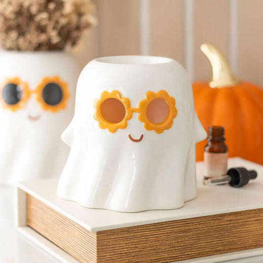 Groovy Ghost Halloween Wax Warmer