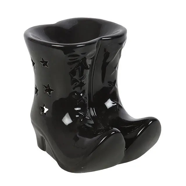 Black Witches Boots Halloween Wax Warmer