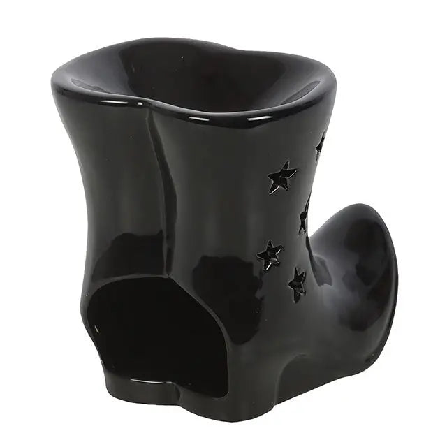 Black Witches Boots Halloween Wax Warmer