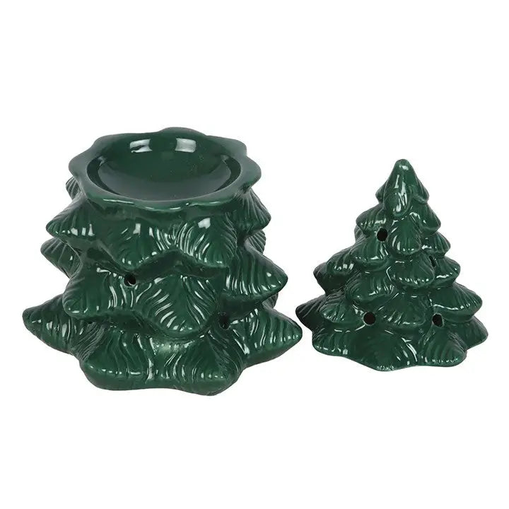Green Winter Fir Tree Wax Warmer