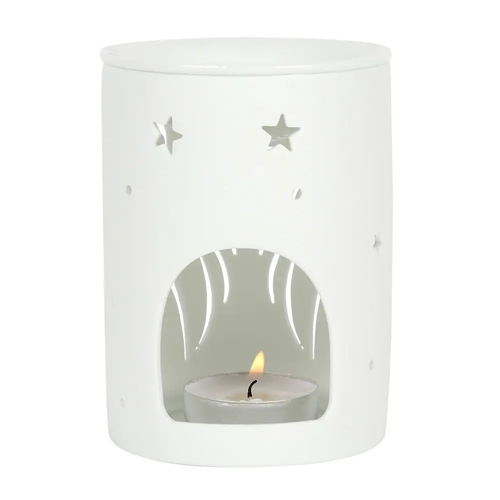 White Angel Wings Cut Out Wax Warmer